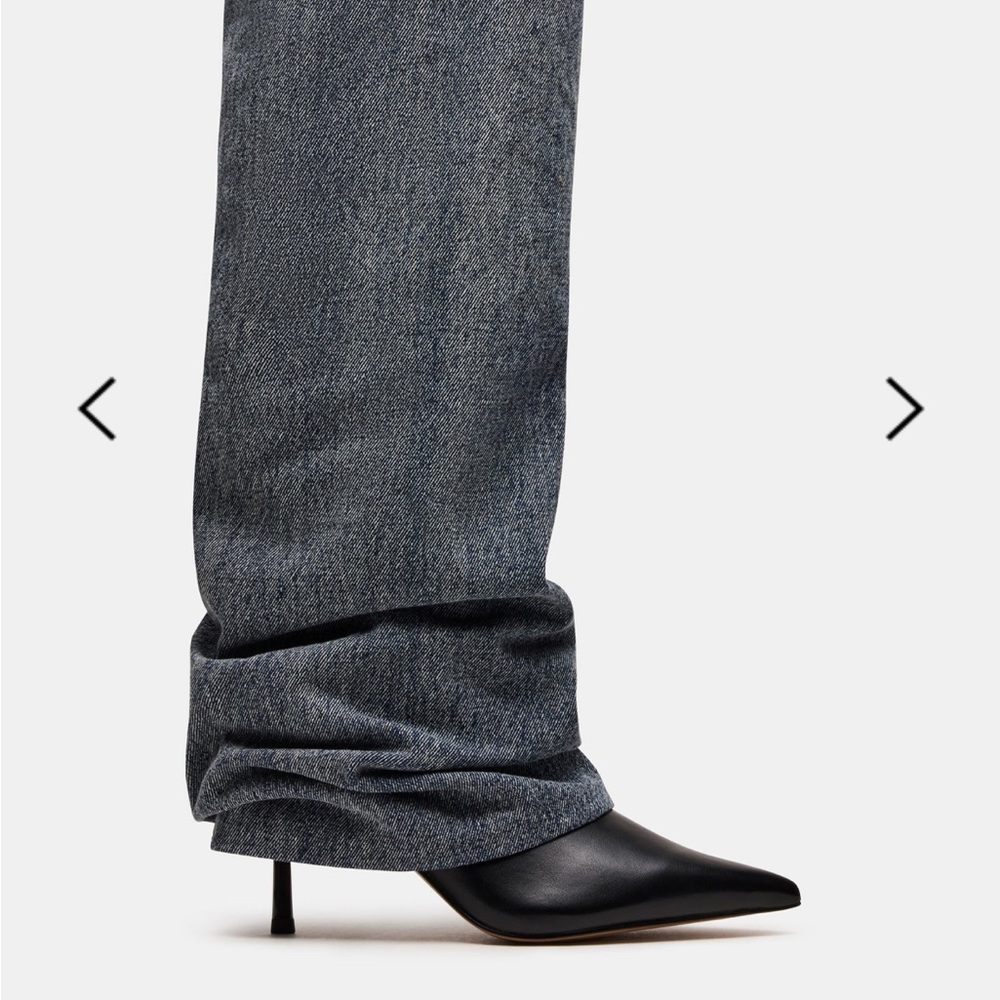 Steve Madden Black Heeled Boots
